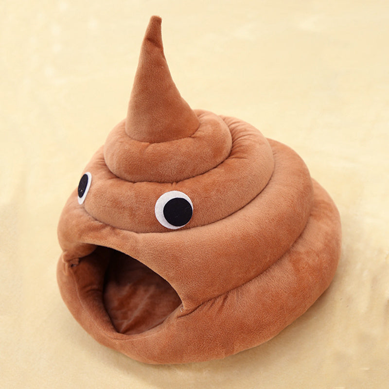 Kattbädd Poop-emoji - Kattlek.se