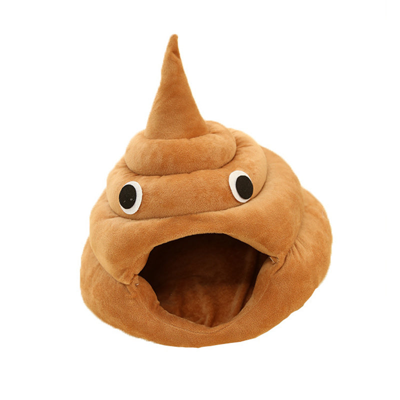 Kattbädd Poop-emoji - Kattlek.se